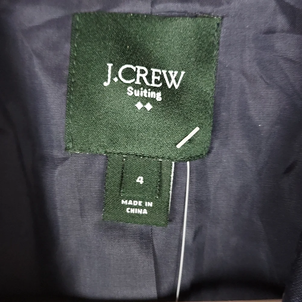 NWT J Crew Women's Blazer size 4 - Picture 2 of 6